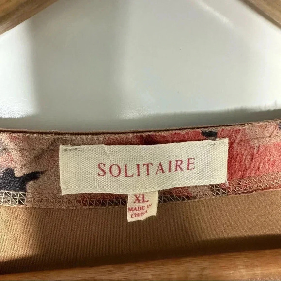 Solitaire x Anthropologie NEW!! Monarc Rose Open Front Duster Kimono Size XL - Picture 7 of 12